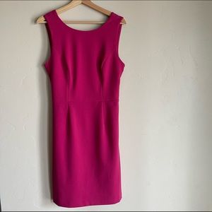 Betsey Johnson Cutout Back Pink Sheath Cocktail Dress
